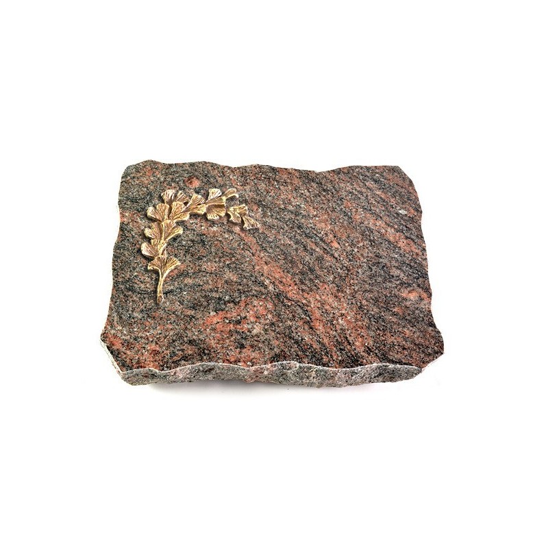Grabplatte Himalaya Pure Gingozweig 2 (Bronze)