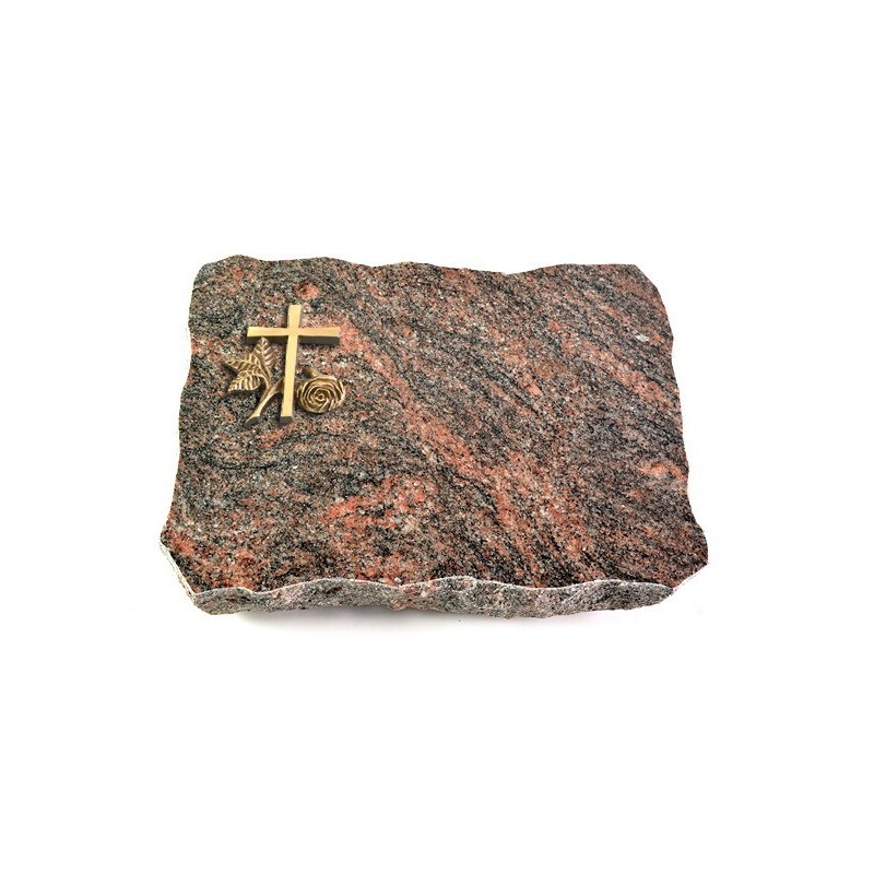 Grabplatte Himalaya Pure Kreuz 1 (Bronze)