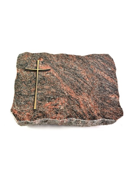 Grabplatte Himalaya Pure Kreuz 2 (Bronze)