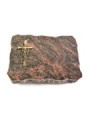 Grabplatte Himalaya Pure Kreuz/Ähren (Bronze)