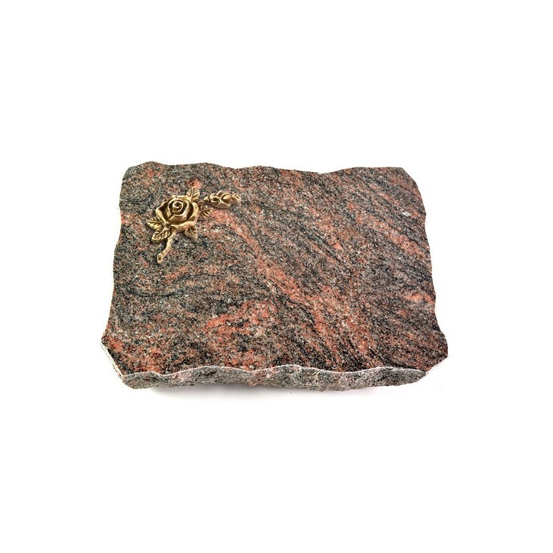 Grabplatte Himalaya Pure Rose 1 (Bronze)