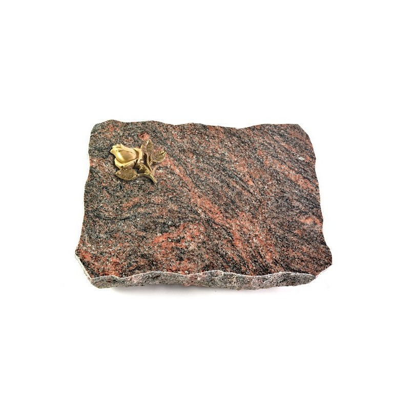 Grabplatte Himalaya Pure Rose 3 (Bronze)