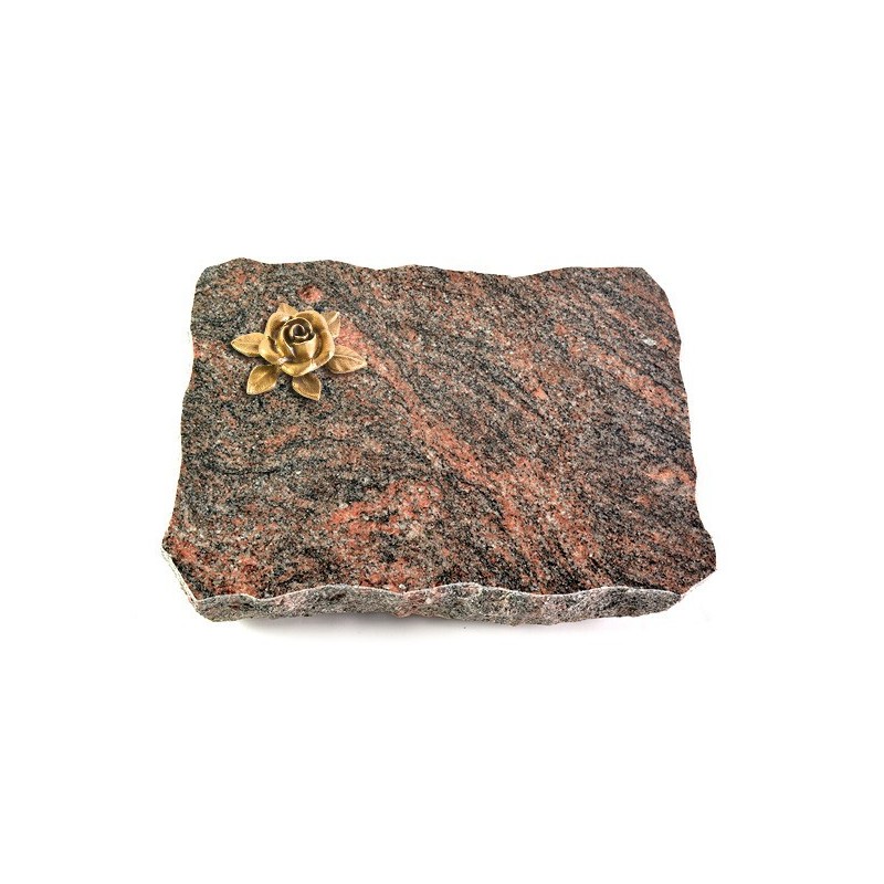 Grabplatte Himalaya Pure Rose 4 (Bronze)