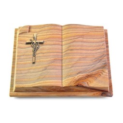 Grabbuch Livre Auris/Rainbow Kreuz/Ähren (Bronze)