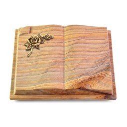 Grabbuch Livre Auris/Rainbow Rose 1 (Bronze)