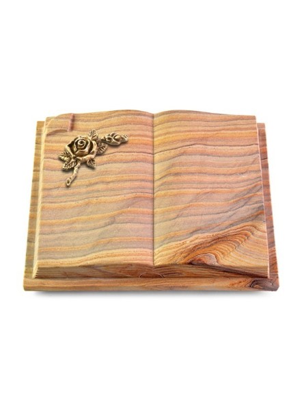 Grabbuch Livre Auris/Rainbow Rose 1 (Bronze)