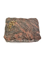 Grabplatte Himalaya Pure Rose 5 (Bronze)