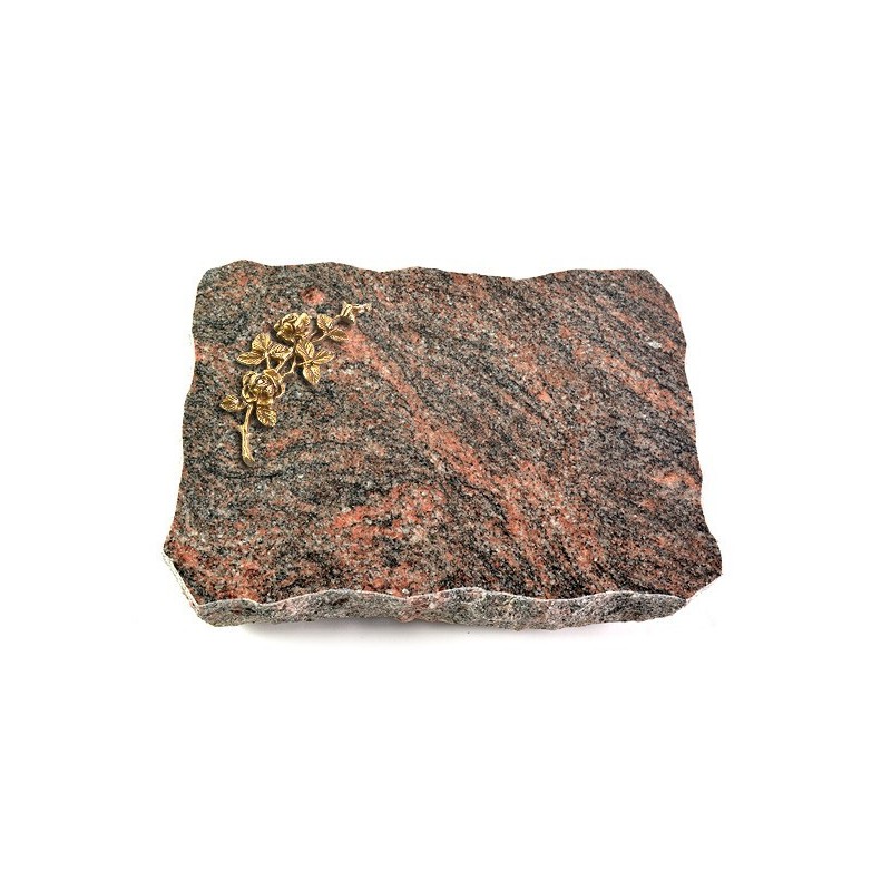 Grabplatte Himalaya Pure Rose 5 (Bronze)