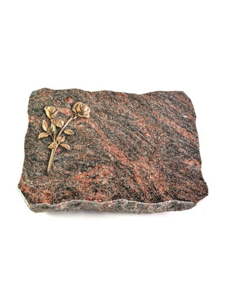 Grabplatte Himalaya Pure Rose 10 (Bronze)