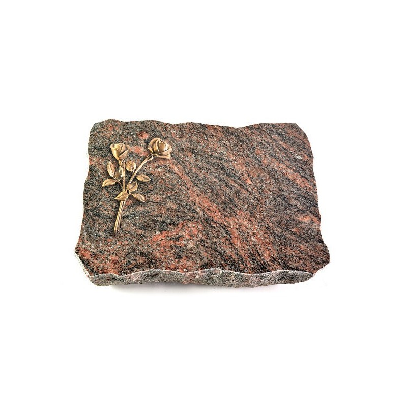 Grabplatte Himalaya Pure Rose 10 (Bronze)
