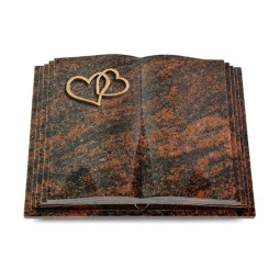Grabbuch Livre Pagina/Aruba Herzen (Bronze)