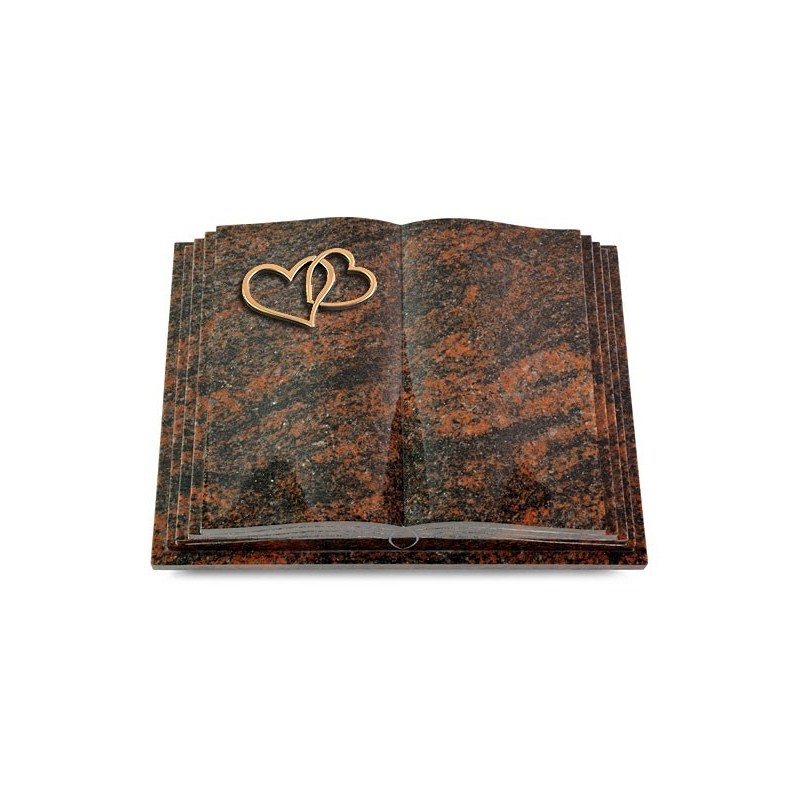 Grabbuch Livre Pagina/Aruba Herzen (Bronze)