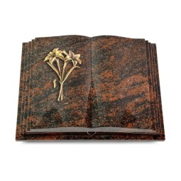 Grabbuch Livre Pagina/Aruba Lilie (Bronze)