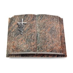 Grabbuch Livre Pagina/Himalaya Kreuz/Rosen (Alu)