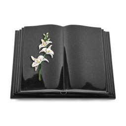 Grabbuch Livre Pagina/ Indisch-Black Orchidee (Color)