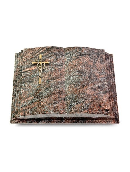 Grabbuch Livre Pagina/Paradiso Kreuz/Ähren (Bronze)