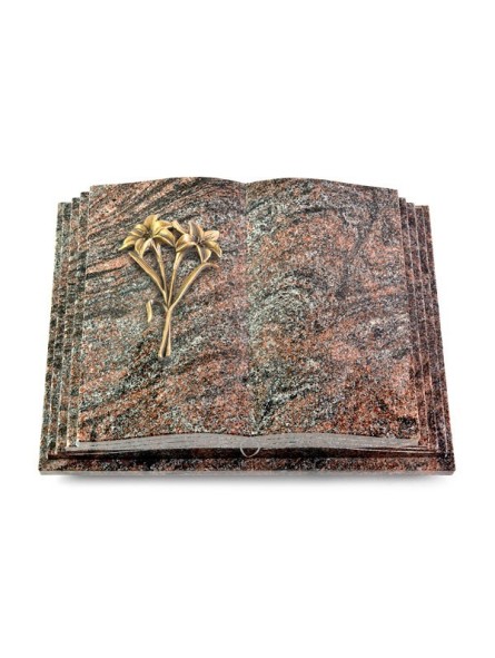 Grabbuch Livre Pagina/Paradiso Lilie (Bronze)