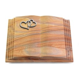 Grabbuch Livre Pagina/Rainbow Herzen (Alu)