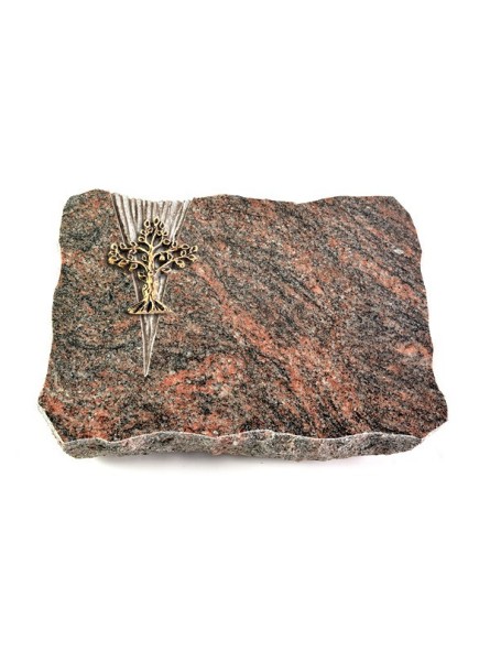 Grabplatte Himalaya Delta Baum 2 (Bronze)