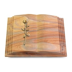 Grabbuch Livre Pagina/Rainbow Rose 12 (Bronze)