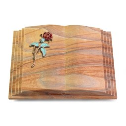 Grabbuch Livre Pagina/Rainbow Rose 2 (Color)