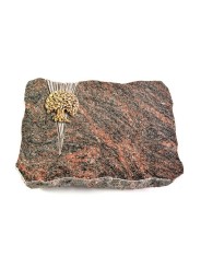 Grabplatte Himalaya Delta Baum 3 (Bronze)