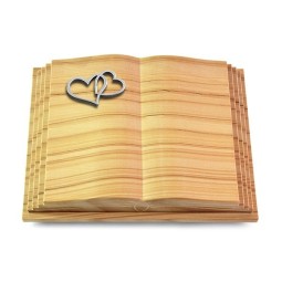 Grabbuch Livre Pagina/Woodland Herzen (Alu)