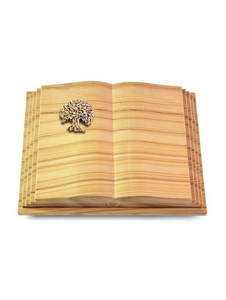 Grabbuch Livre Pagina/Woodland Baum 3 (Bronze)