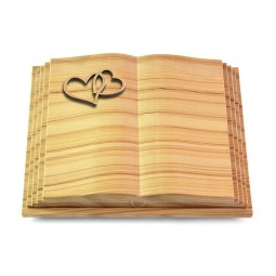 Grabbuch Livre Pagina/Woodland Herzen (Bronze)