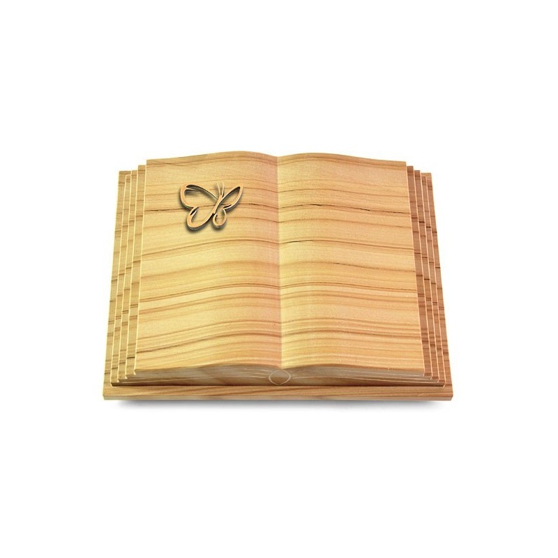 Grabbuch Livre Pagina/Woodland Papillon (Bronze)