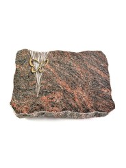 Grabplatte Himalaya Delta Papillon (Bronze)
