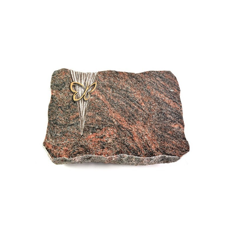 Grabplatte Himalaya Delta Papillon (Bronze)