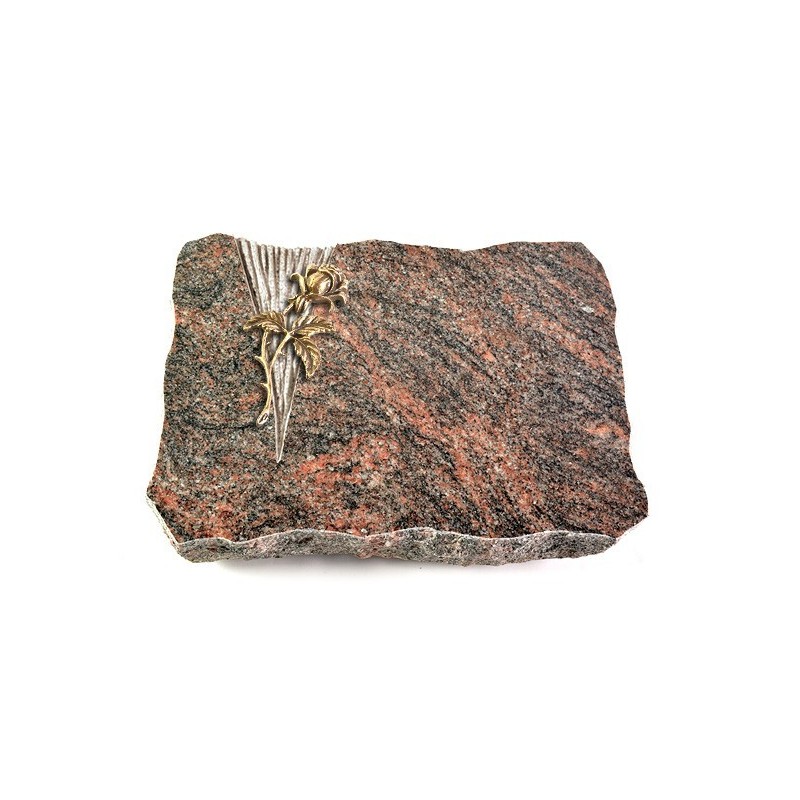Grabplatte Himalaya Delta Rose 2 (Bronze)
