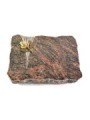 Grabplatte Himalaya Delta Rose 3 (Bronze)