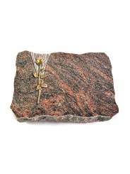 Grabplatte Himalaya Delta Rose 12 (Bronze)