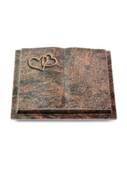 Grabbuch Livre Podest/Himalaya Herzen (Bronze)