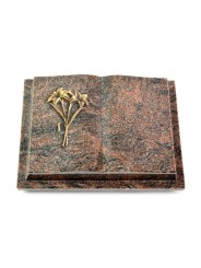 Grabbuch Livre Podest/Himalaya Lilie (Bronze)