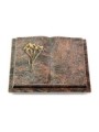 Grabbuch Livre Podest/Himalaya Lilie (Bronze)