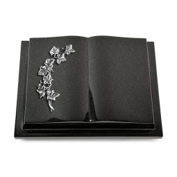 Grabbuch Livre Podest/Indisch Black Efeu (Alu)