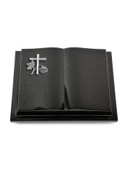 Grabbuch Livre Podest/Indisch Black Kreuz 1 (Alu)