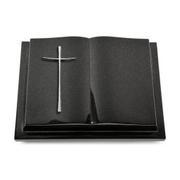 Grabbuch Livre Podest/Indisch Black Kreuz 2 (Alu)