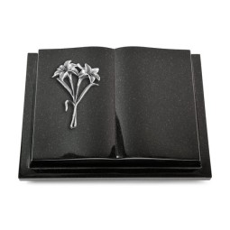 Grabbuch Livre Podest/Indisch Black Lilie (Alu)