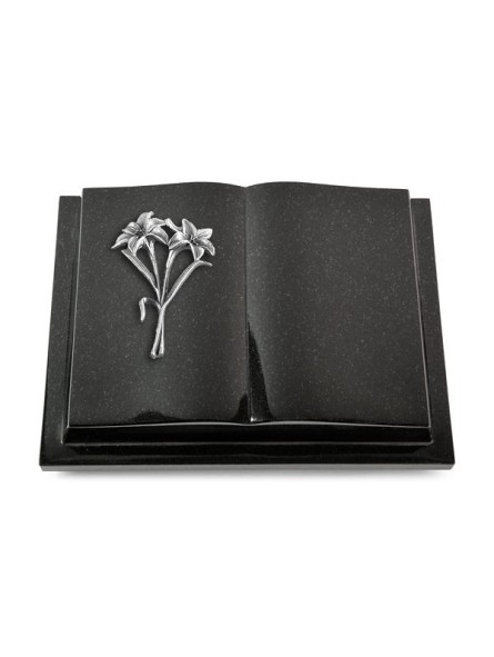 Grabbuch Livre Podest/Indisch Black Lilie (Alu)