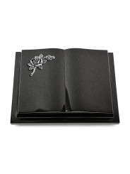 Grabbuch Livre Podest/Indisch Black Rose 1 (Alu)