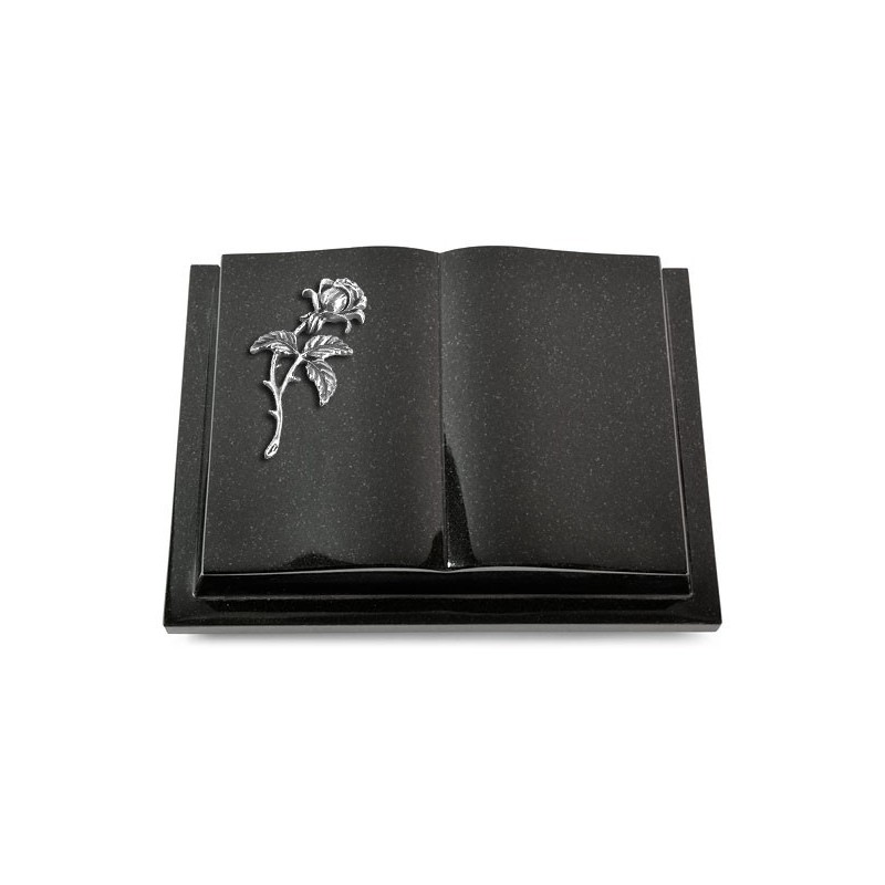 Grabbuch Livre Podest/Indisch Black Rose 2 (Alu)
