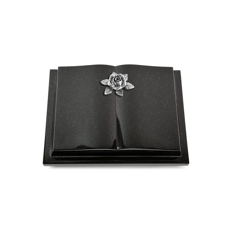 Grabbuch Livre Podest/Indisch Black Rose 4 (Alu)