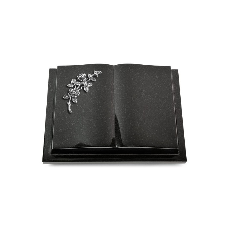 Grabbuch Livre Podest/Indisch Black Rose 5 (Alu)