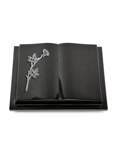 Grabbuch Livre Podest/Indisch Black Rose 9 (Alu)
