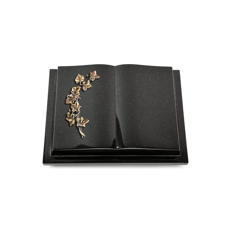 Grabbuch Livre Podest/Indisch Black Efeu (Bronze)