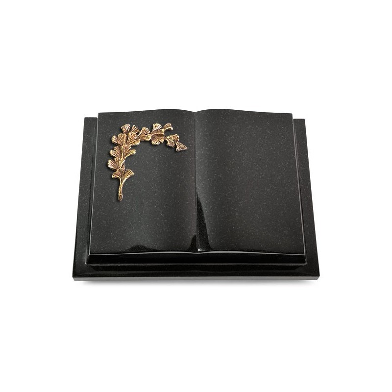 Grabbuch Livre Podest/Indisch Black Gingozweig 2 (Bronze)